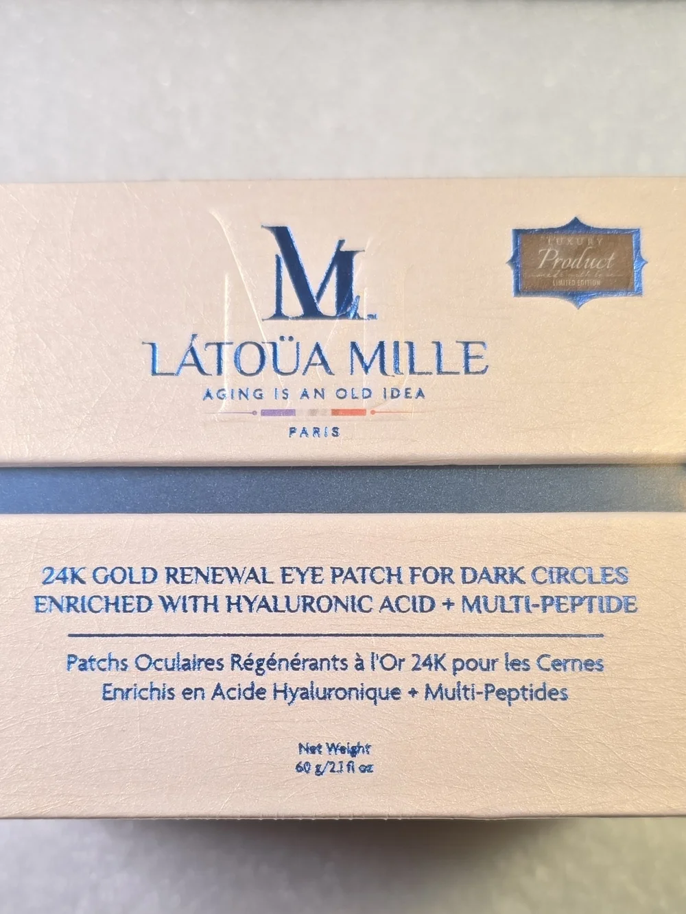 24K Gold Renewal Eye Patch – Cream